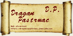 Dragan Paštrmac vizit kartica